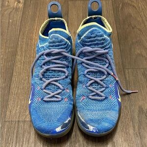 Nike Zoom KD 11 Paranoid Blue/Yellow Men’s Size 14